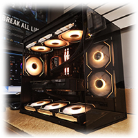 LIan Li O11 MINI V2 <BR>+ 9x SL-INF 120 Fan