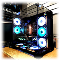 LianLi O11 Vision Compact<br> + 8 x SL-IN-120 Fan